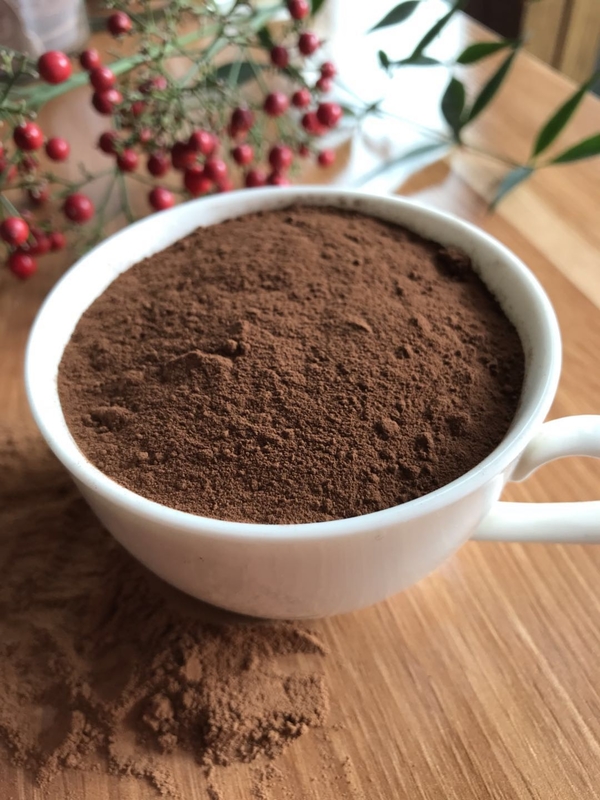 Bruine Zuivere Hoogte - vet Cacaopoeder 100% Cacaoinhoud voor Sommige Chocoladecakes