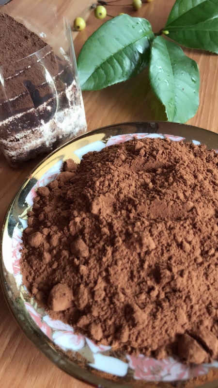 Gezond Met laag vetgehalte Cacaopoeder, het Donkere Nederlandse Poeder van de Procescacao voor Gewichtsverlies